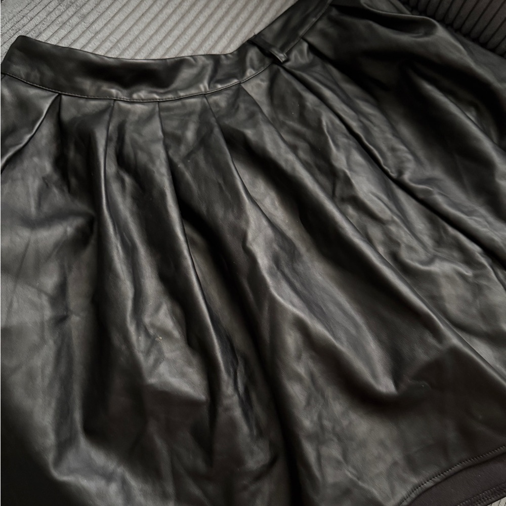 SHEIN Elegant Black A-Line Skirt